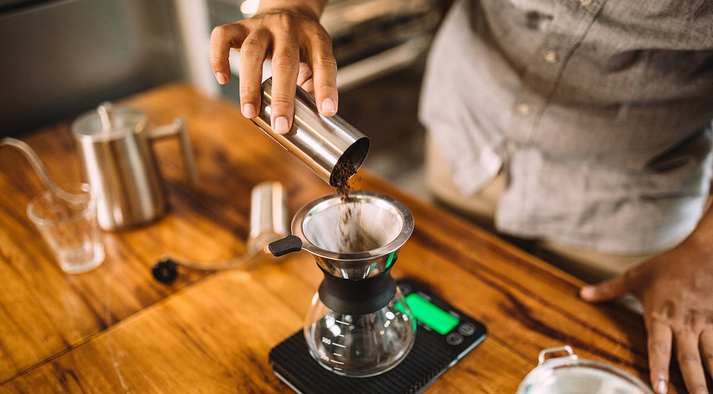  Pour Over Coffee Maker with Stainless Steel Filter,  Borosilicate Glass Carafe Manual Coffee Dripper Brewer with Handle, No  Paper Filters Needed Hand Drip Coffee Maker (13.5 OZ for 3 Cups) 